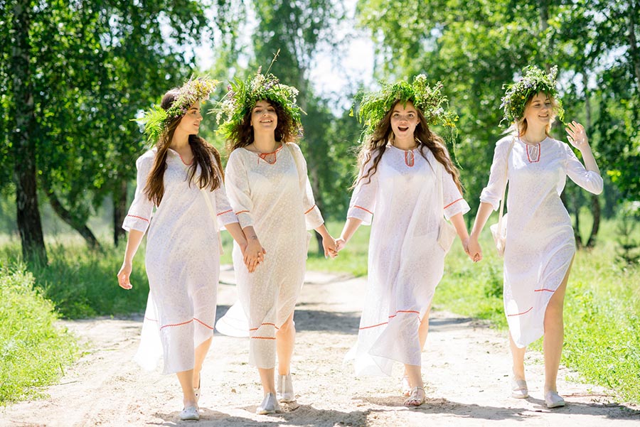 Slavic girls in Jerusalem