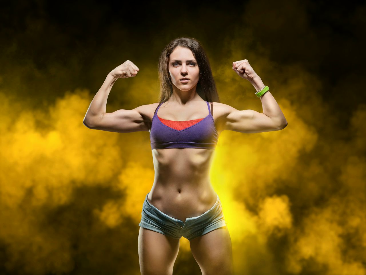 Athletic girls in Jerusalem